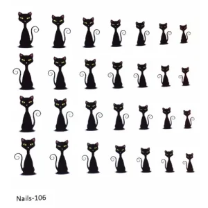 Expressz szállítás Körömmatrica Nails 106
